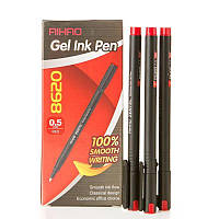 Ручка гелева AIHAO AH8620 "Centel" червона, 0,5 мм