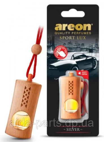 Ароматизатор Fresco Sport Lux підвіска з рідиною Срібло (Silver) Areon