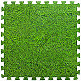 Підлога пазл - модульне підлогове покриття 600x600x10мм зелена трава (МР4) SW-00000153, фото 7