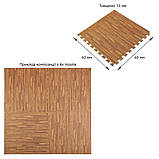 Підлога пазл - модульне підлогове покриття 600x600x10мм золоте дерево (МР2) SW-00000022, фото 6