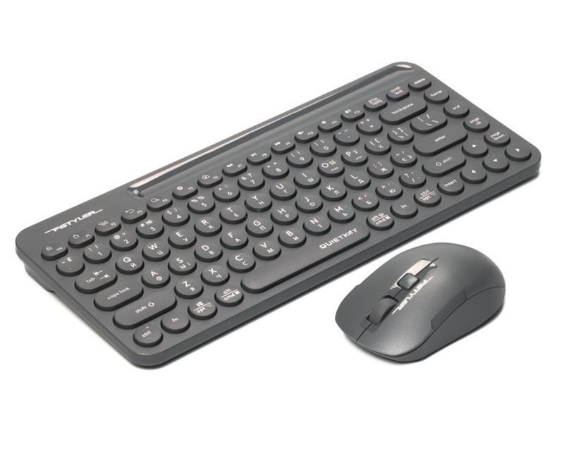 Комплект (клавіатура, миша) бездротовий A4Tech Fstyler FG3200 Air Grey ( Сірий ) DS