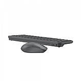 Комплект (клавіатура, миша) бездротовий A4Tech Fstyler FG3200 Air Grey ( Сірий ) DS, фото 4