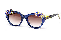 Женские брендовые очки Dolce Gabbana 4286pf Синий (o4ki-11511)