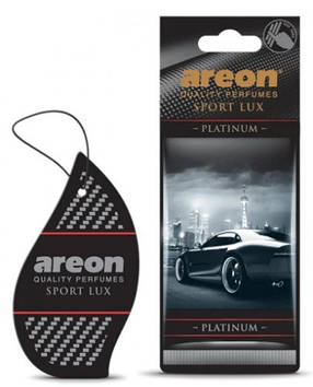 Ароматизатор Sport Lux картонна підвіска Платина (Platinum) Areon