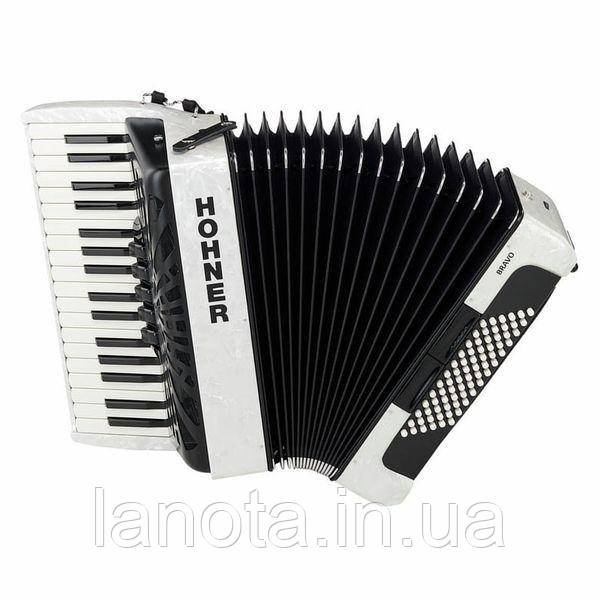 Аккордеон Hohner Bravo III 72 White silent key - фото 2 - id-p2104493787