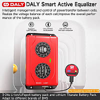 Смарт БМС Smart Bms балансир для LiFePO4 Li-ion 16s