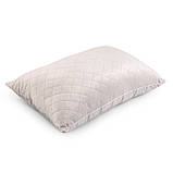 Всесезона силіконова велюрова ковдра "soft pearl"  140х205 см з подушкою 50х70 см Руно, фото 5