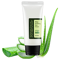 Сонцезахисний крем з алое екстрактом, COSRX, Aloe Soothing Sun Cream, SPF 50+/PA+++, 50 мл