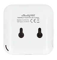 Shelly Plus H&T - WiFi датчик температуры и влажности