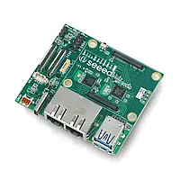 Несущая плата Dual Gigabit Ethernet - плата расширения для вычислительного модуля Raspberry Pi CM4 -