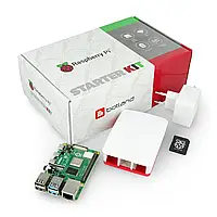 Комплект с Raspberry Pi 4B WiFi 4 ГБ RAM + 32 ГБ microSD + официальные аксессуары