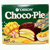 Чокопай ChocoPie Orion шоколадное печенье с манго 360г (Корея)