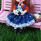Лялька пупс шарнірна БЖ 16 см +2 вбрання, молодша сестра, фото 6