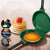 Двусторонняя сковорода для блинов и панкейков Ceramic Non Stick Pancake Maker Лучшая цена