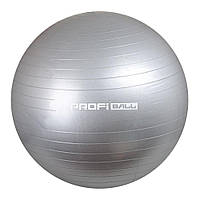 Мяч для занятий фитнесом и прессом дома Profiball M 0278 U/R Фитбол диаметром 85 см до 200 кг Серый
