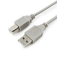 Шнур USB AM-BM 1.8 м. серый (для принтера, сканера)