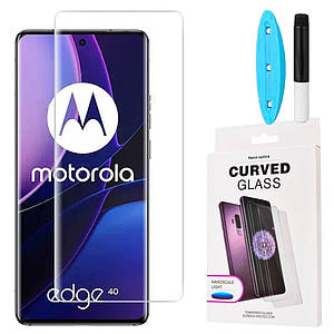 Захисне скло DK UV Curved для Motorola Edge 40 (017258) (clear)