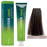 Безаммиачная крем-краска для волос 5/12 Светло-каштановый пепельный ирис Gamma Next Erayba, 100 мл