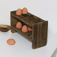 Деревянный лоток для яиц, Подставка под яйца, Лоток для яиц с дерева