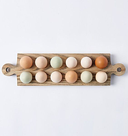 Деревянный лоток для яиц, Подставка под яйца, Лоток для яиц с дерева