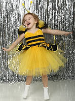 Детский костюм Пчелки для девочки 3,4,5,6,7,8 лет Карнавальный костюм Пчелы для девочки 340