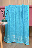 Рушник банний махровий блакитного кольору 173123L