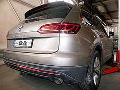 Фаркоп Volkswagen Touareg 2017- (Фольксваген Туарег) автомат на ручці
