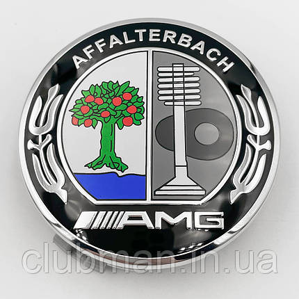Ковпачки (заглушки) на литі диски AMG Mercedes Benz (Мерседес) - 75 мм Кольорові, фото 1