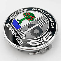 Ковпачки (заглушки) на литі диски AMG Mercedes Benz (Мерседес) - 75 мм Кольорові, фото 3