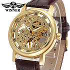 Годинник жіночий Winner Gold Brown, фото 8