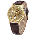 Годинник жіночий Winner Gold Brown, фото 9