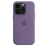 Оригинальный чехол Silicone Case iPhone 14 Pro, красивый фирменный чехол iPhone 14 Pro сиреневый