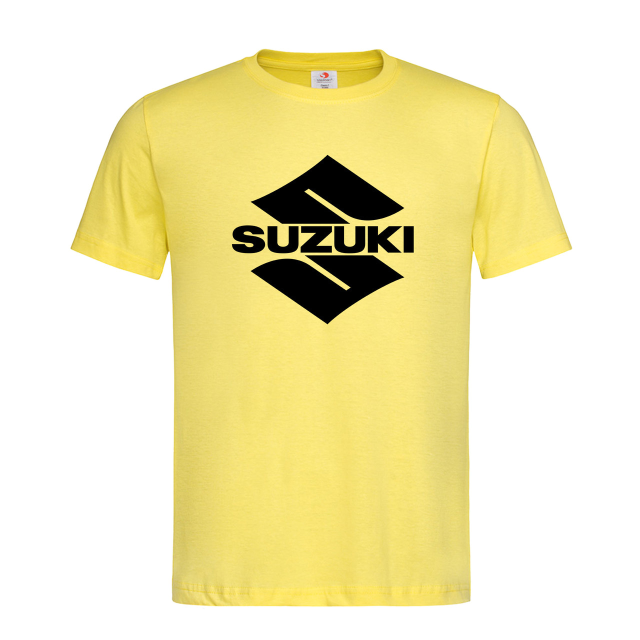 Желтая мужская/унисекс футболка Suzuki logo (15-23-1-жовтий) - фото 1 - id-p2099716971