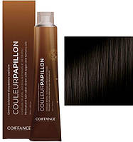 Стійка фарба для волосся 1.0 Чорний Color Permanent Papillon Care Coiffance, 100 мл