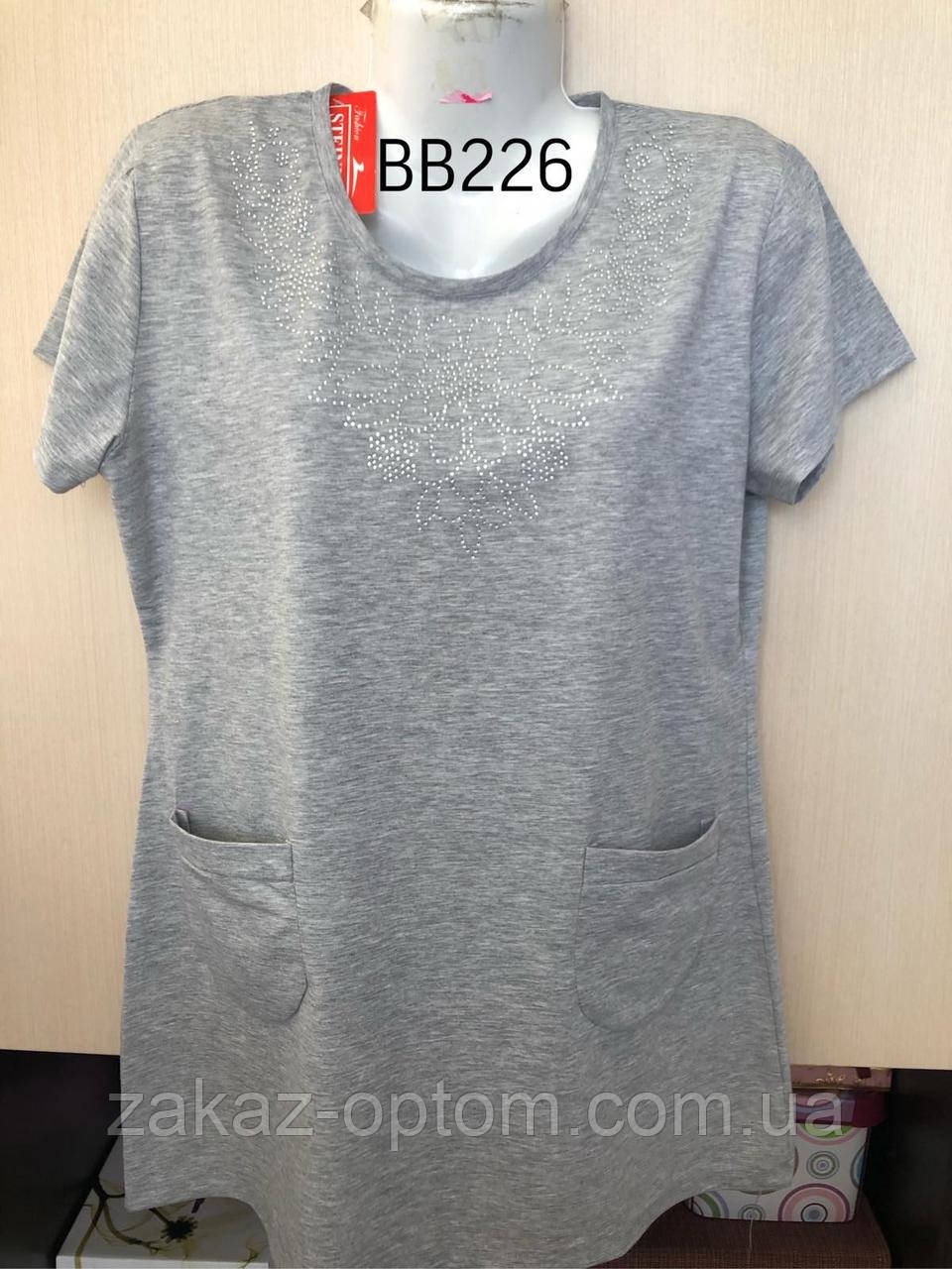 Футболка-туніка жіноча оптом (3XL-6XL) В'єтнам BB226-115725
