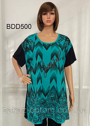 Футболка-туніка жіноча оптом (7XL-10XL) В'єтнам BDD500-115729, фото 1