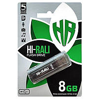 Флеш-накопичувач 8GB Hi-Rali Stark series Black