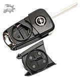 Ключ викідний Вектра С Опель 3 кнопки PCF7946A Hitag 2 ID46, фото 2