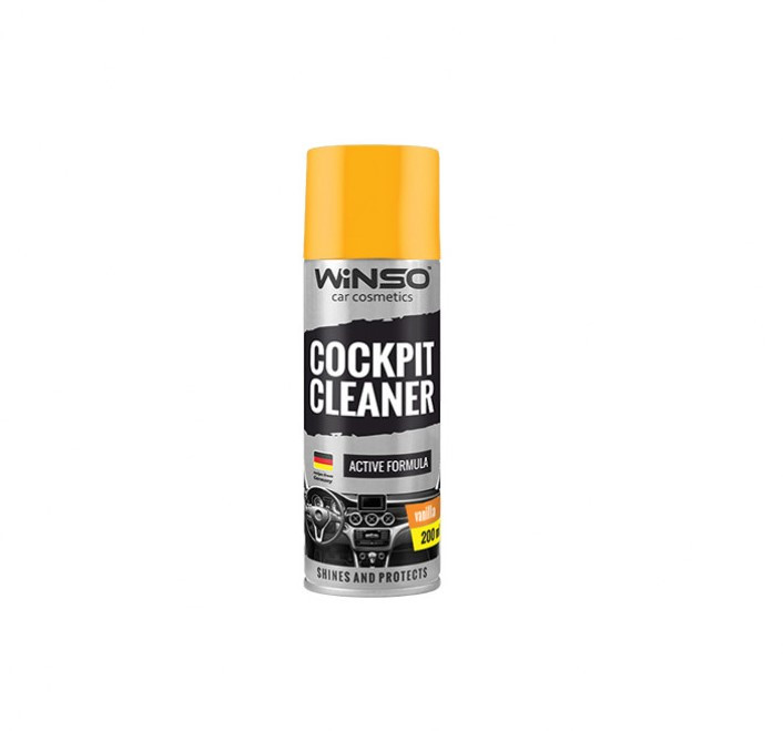 Поліроль для панелі приладів WINSO Cockpit Cleaner 200ml, ваніль