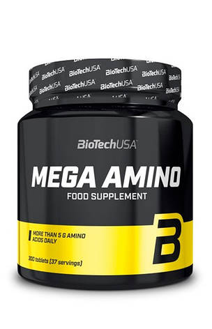 Амінокислоти Mega Amino BioTech 300 таб, фото 2