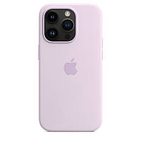 Оригинальный чехол Silicone Case iPhone 14 Pro, красивый фирменный чехол iPhone 14 Pro лиловый