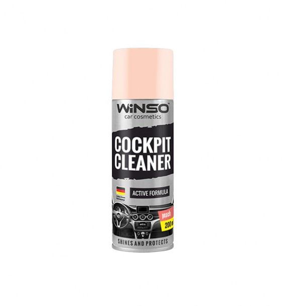 Поліроль для панелі приладів WINSO Cockpit Cleaner 200ml, персик