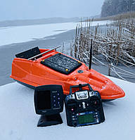 Карповый кораблик CARPMAX V1, GPS автопилот (100 точок) + Ехолот Lucky FF918-CWLS