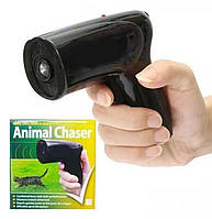 Відлякувач собак Ультразвуковий з лазером GTM NY 0027 засіб захисту від тварин Animal Chaser кишеньковий