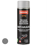 Антигравийное покрытие в аэрозоле серое Novol Spray Antigravel MS Grey 500мл