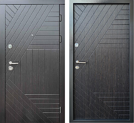 Вхідні двері вуличні Форт-М Легіон Стандарт Плюс - Венге темний