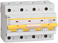 Автоматический выключатель ВА 47-100 4Р 10А 10 кА х-ка С (IEK)