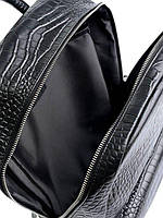 Чоловічий шкіряний рюкзак 23130 Black.Чоловічі рюкзакі гуртом і в роздріб в Україні., фото 4