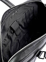 Портфель із натуральної шкіри 9904-1 Black.Чоловічі сумки-планшети оптом і в роздріб в УкраЇні на сайті, фото 4
