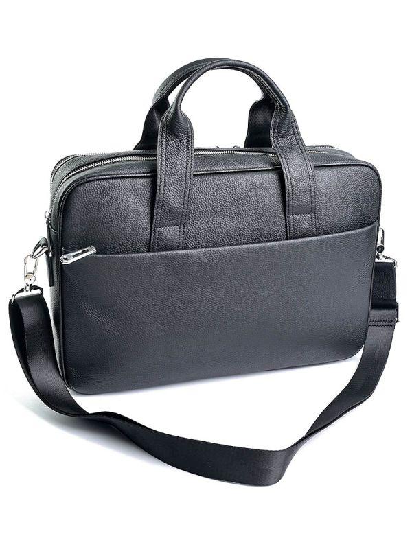 Портфель із натуральної шкіри  190015-4 Black.Чоловічі сумки-планшети оптом і в роздріб в УкраЇні на сайті, фото 1